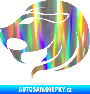 Samolepka Lev zvěrokruh 002 levá Holografická