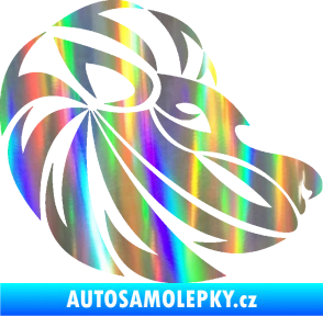 Samolepka Lev zvěrokruh 003 pravá Holografická