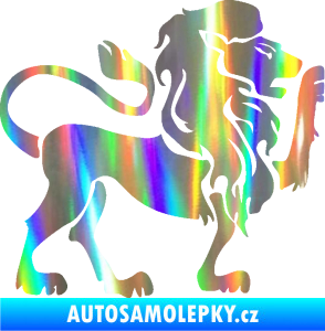Samolepka Lev zvěrokruh 005 pravá Holografická