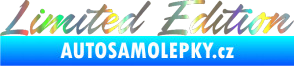 Samolepka Limited edition 004 Holografická