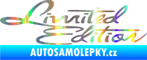 Samolepka Limited edition old Holografická