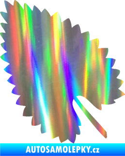 Samolepka List 001 levá Holografická