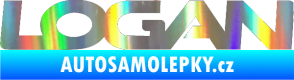 Samolepka Logan Holografická