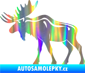Samolepka Los 006 levá Holografická