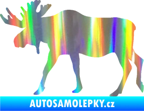 Samolepka Los 008 levá Holografická
