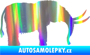 Samolepka Mamut 001 pravá Holografická