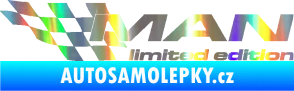 Samolepka MAN limited edition levá Holografická