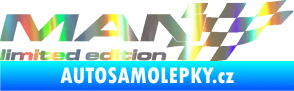 Samolepka MAN limited edition pravá Holografická