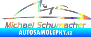 Samolepka Michael Schumacher 002 Holografická
