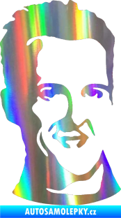 Samolepka Silueta Michael Schumacher pravá Holografická