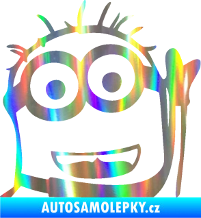 Samolepka Mimoň 002 pravá Holografická