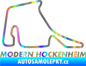 Samolepka Okruh Modern Hockenheim Holografická
