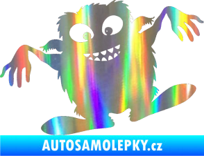 Samolepka Monstrum 001 levá Holografická
