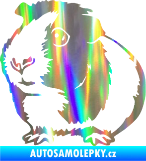 Samolepka Morče 003 levá Holografická