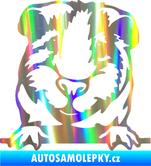 Samolepka Morče 004 levá Holografická
