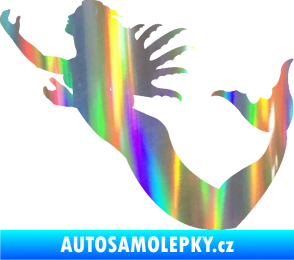 Samolepka Mořská panna levá siréna Holografická