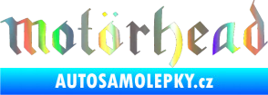 Samolepka Motorhead rovný Holografická