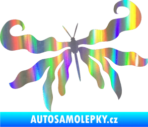Samolepka Motýl 004 levá Holografická