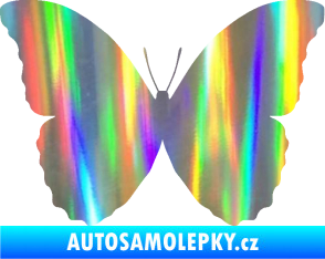 Samolepka Motýl 008 Holografická
