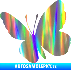Samolepka Motýl 009 levá Holografická
