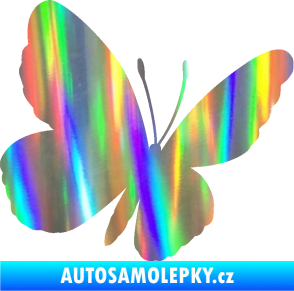 Samolepka Motýl 009 pravá Holografická