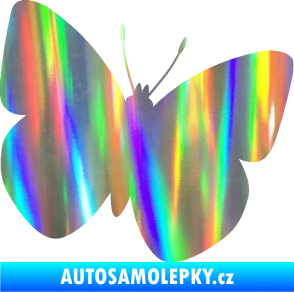 Samolepka Motýl 011 pravá Holografická