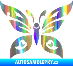 Samolepka Motýl 014 Holografická