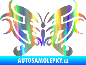Samolepka Motýl 015 Holografická