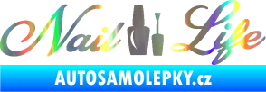 Samolepka Nail life Holografická