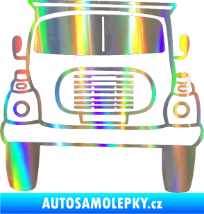 Samolepka Nákladní auto karikatura Holografická