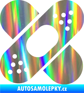 Samolepka Náplast 001 Holografická
