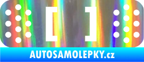 Samolepka Náplast 003 Holografická