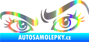Samolepka Oči 004 levá Holografická