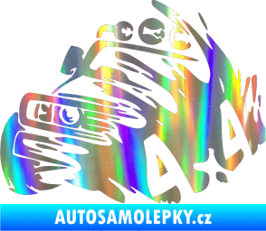 Samolepka Off Road 002 levá 4x4 Holografická