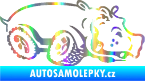 Samolepka Off Road 006 pravá hroch Holografická