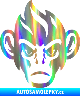 Samolepka Opičák 002 levá Holografická