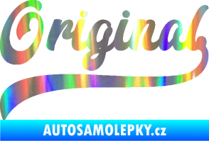 Samolepka Original nápis Holografická