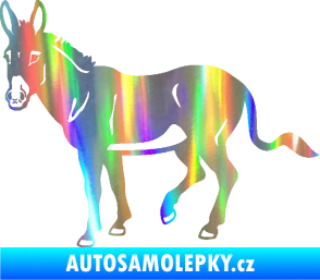 Samolepka Osel 003 levá Holografická