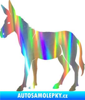 Samolepka Osel 008 levá Holografická