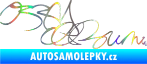 Samolepka Ozzy Osbourne 004 Holografická