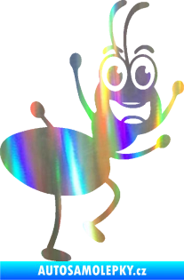 Samolepka Pan mravenec pravá Holografická
