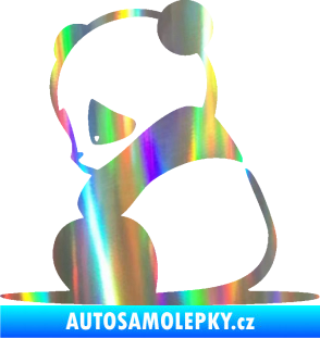 Samolepka Panda 005 levá Holografická