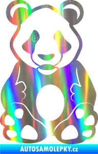 Samolepka Panda 006  Holografická