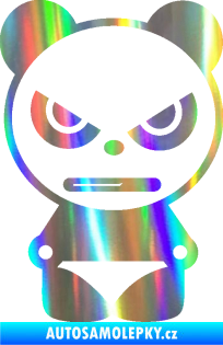 Samolepka Panda boy Holografická