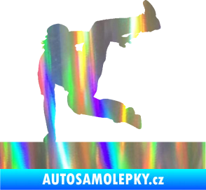 Samolepka Parkour 002 pravá Holografická