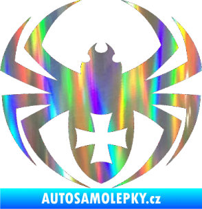 Samolepka Pavouk 004 křižák Holografická