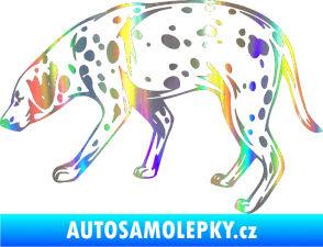 Samolepka Pes 001 levá Dalmatin Holografická