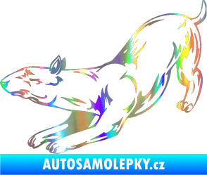 Samolepka Pes 009 levá Holografická