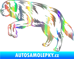 Samolepka Pes 034 levá Holografická