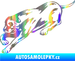 Samolepka Pes 049 levá Holografická